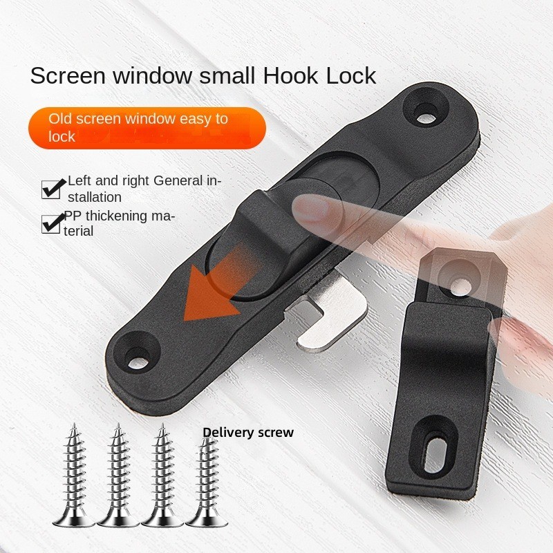 Window Lock Bar - Primavera de plástico push-pull dobrável porta