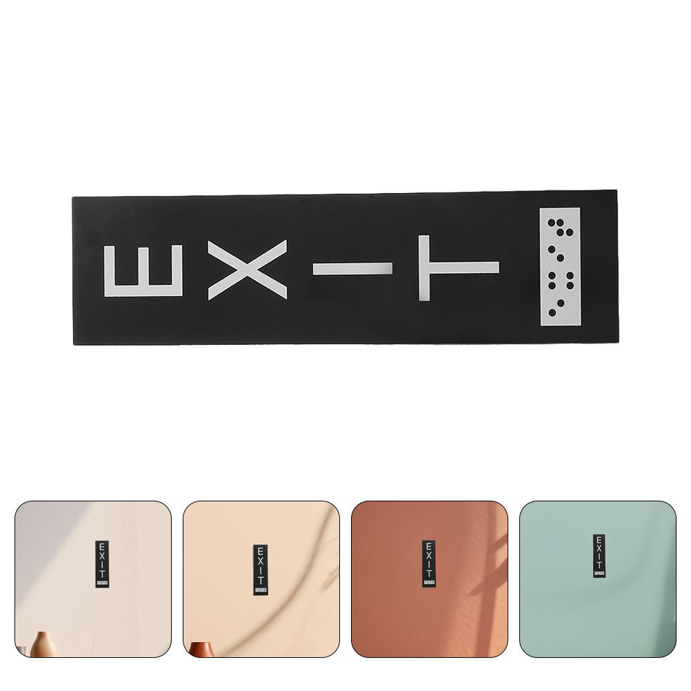 Emergency Exit Sign - Sinal de Saída com Adesivo Acrílico