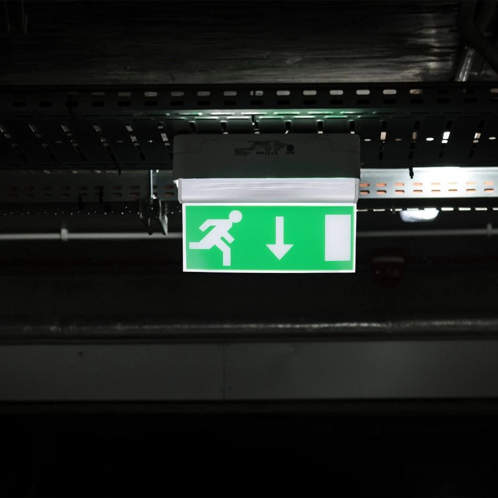 Emergency Exit Sign - Lâmpada de Sinalização de Emergência LED