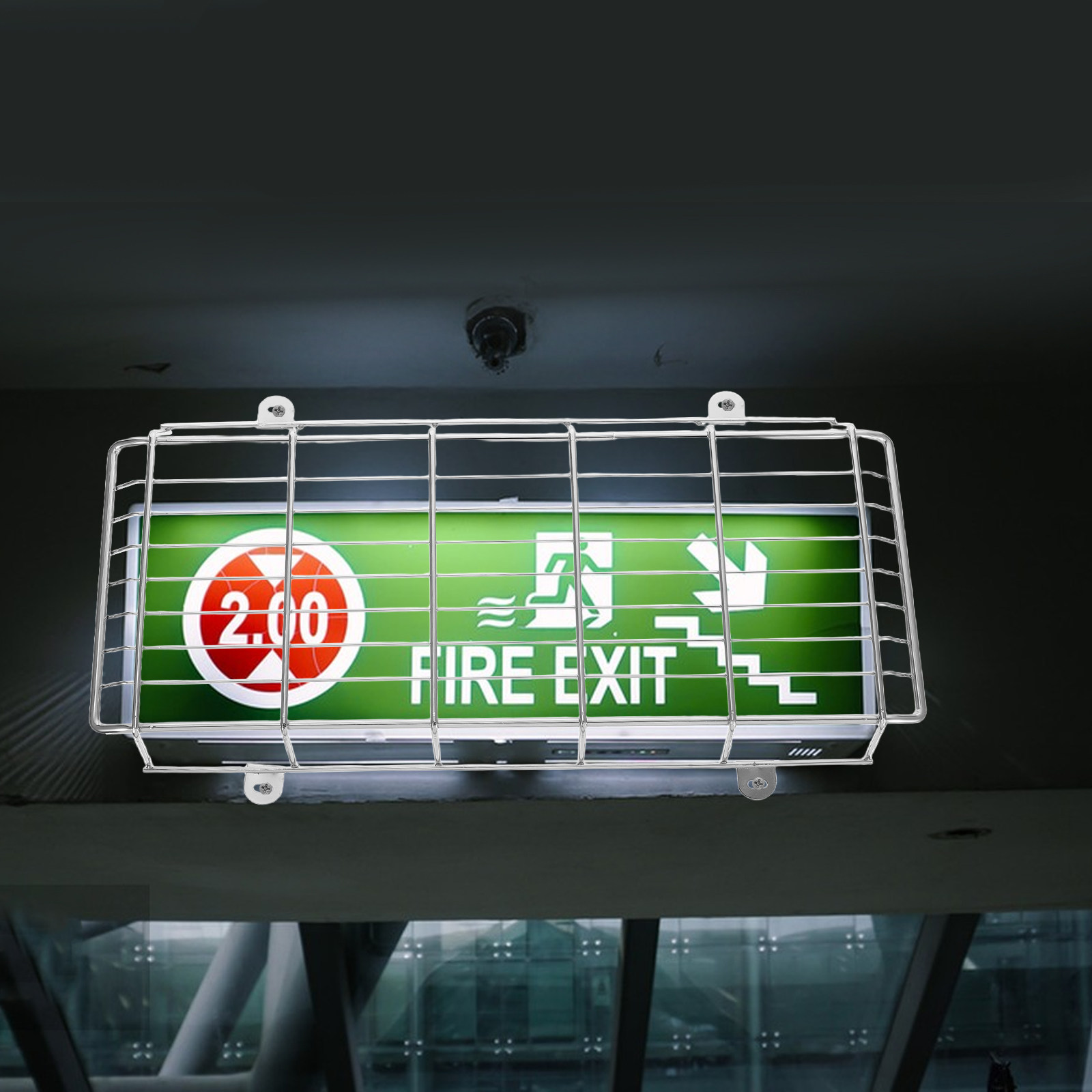 1 conjunto de placas de sinali - Emergency Exit Sign avaliação e preço