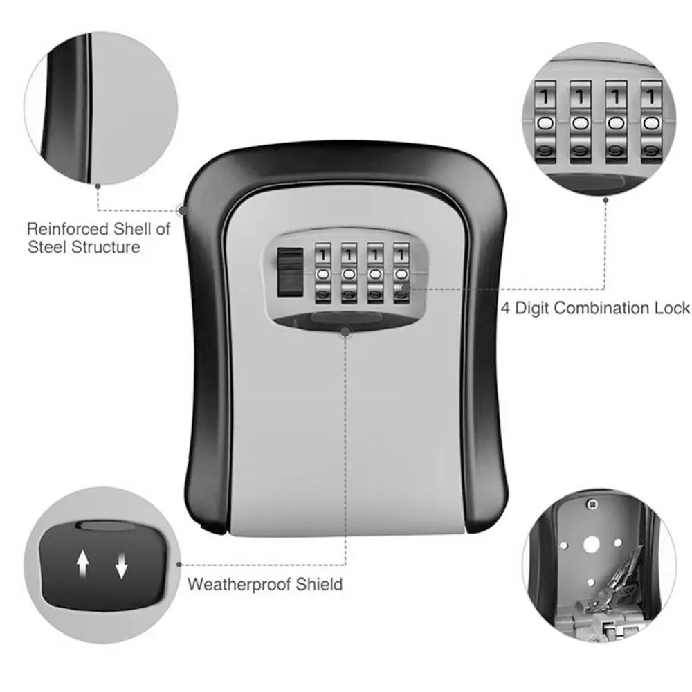 Caixa de Segurança para Chaves - Lockbox Key Secure avaliação e preço