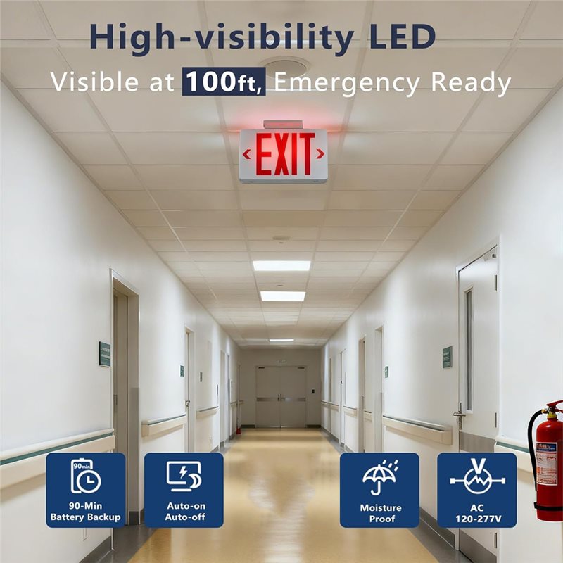 [NOVO! A25P] Sinal de Saída Ve - Emergency Exit Sign avaliação e preço