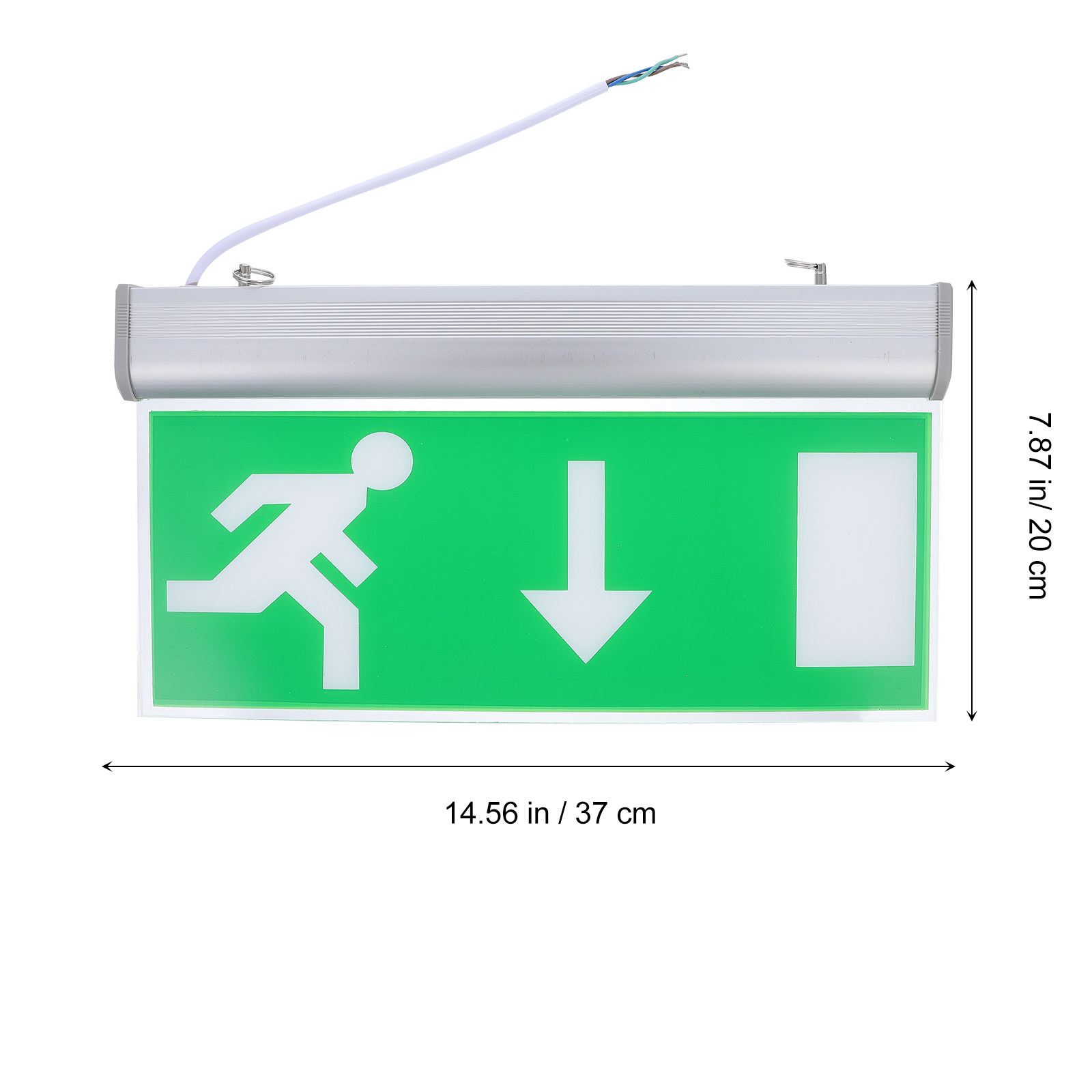 1 unidade de sinal luminoso de - Emergency Exit Sign avaliação e preço