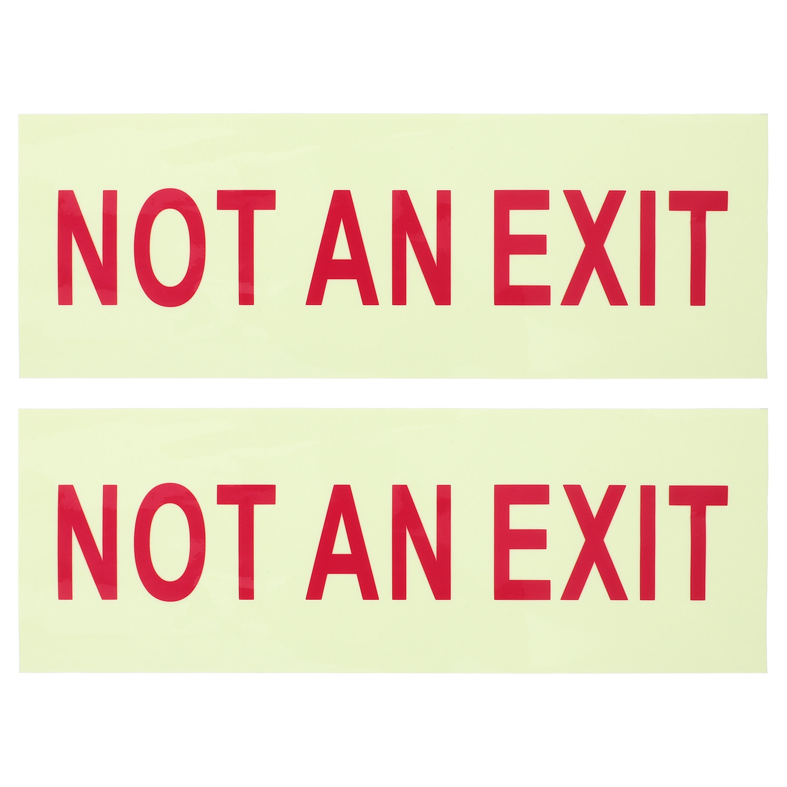 2 unidades de adesivo de pared - Emergency Exit Sign avaliação e preço