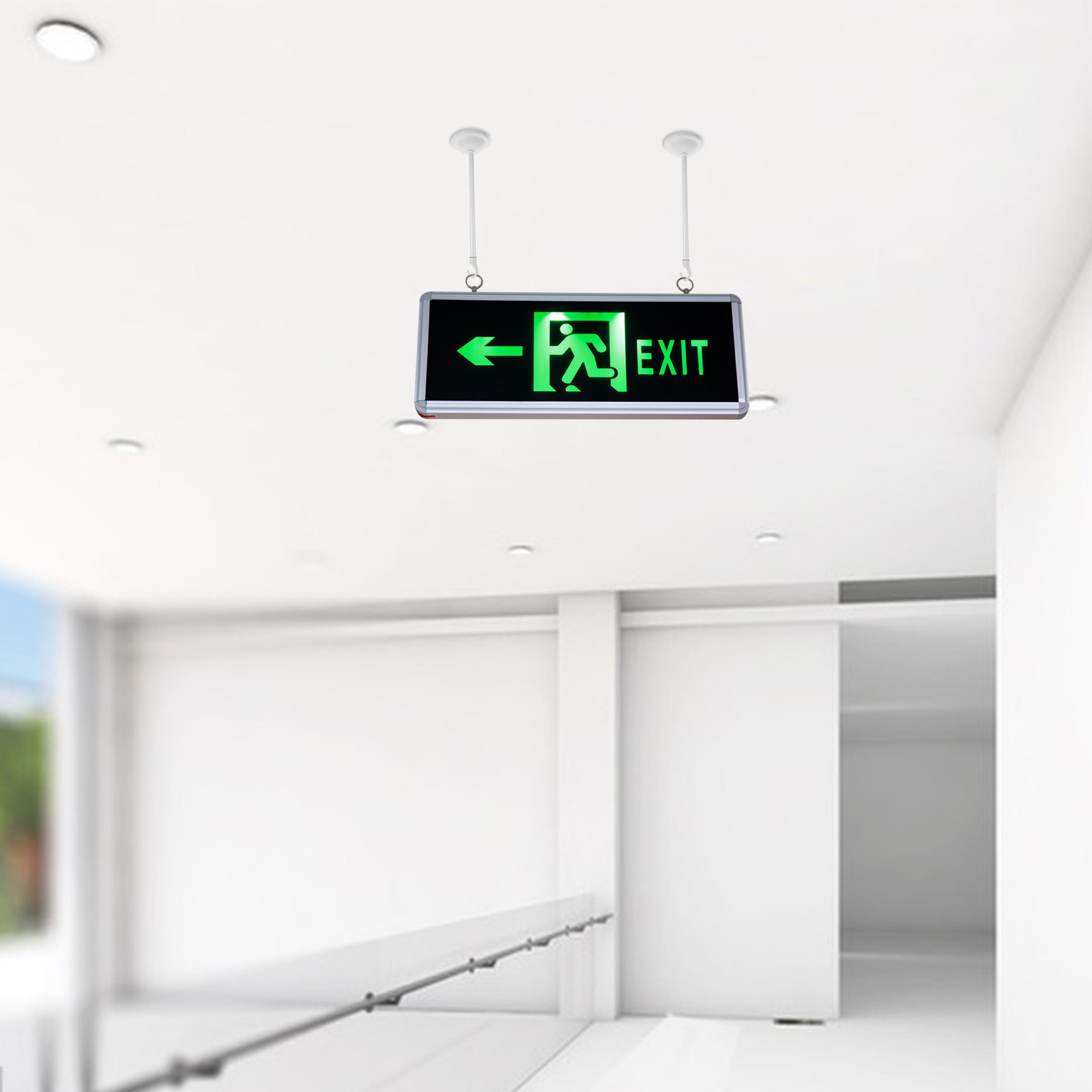 2 unidades de barras de ferro  - Emergency Exit Sign avaliação e preço