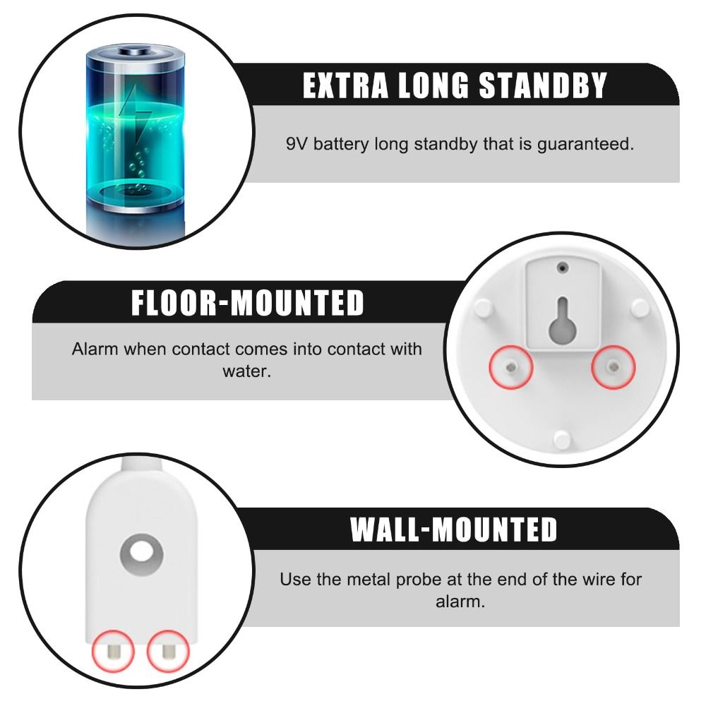 Alarme de Vazamento de Água co - Water Alarm Sensor avaliação e preço